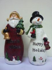 Christmas decoration-Santa and snowman