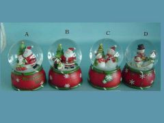 Christmas water globe decorations