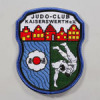 Tai wan fabric Judo-club Embroidery Patch used in garment, apparel, uniform, jeans, handbag, hat and cap