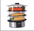 Digital stainless steel steam cooker