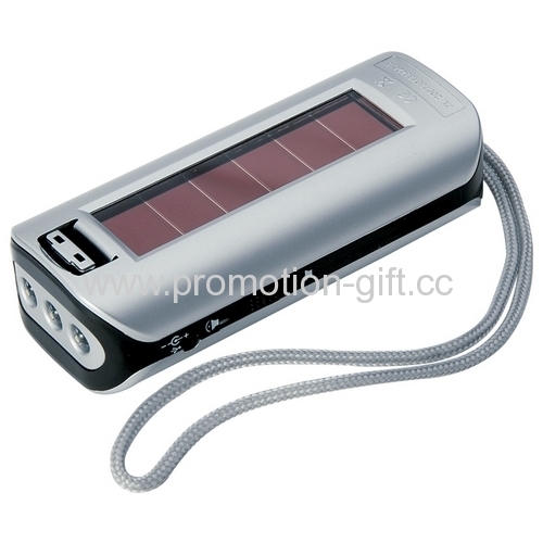 Solar LED Flashlight