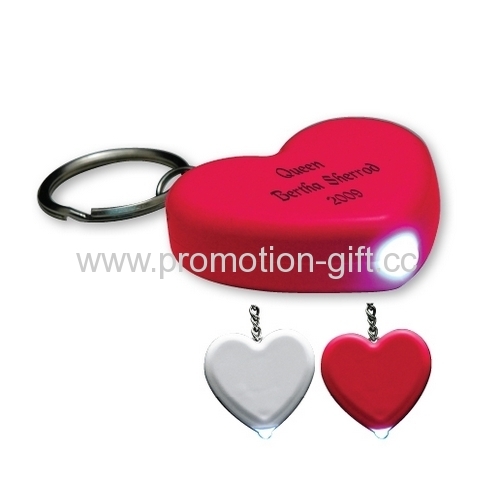 Light Up Heart Key tag