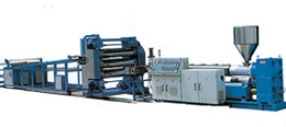 PE plastic and wood foamed plate extrusion line