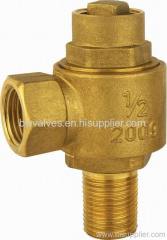 Brass ferrule valve