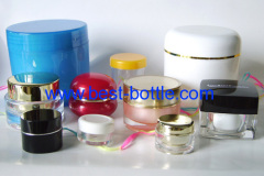 plastic jar, cosmetic jar