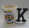 Ceramic mugs with playing cards image -the lastest design