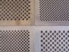 Perforated metal sheet