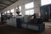 Multi-layer plastic compositing construction template production line