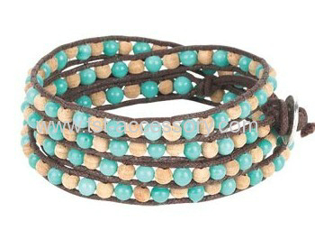 Colorful beaded cuff bracelets