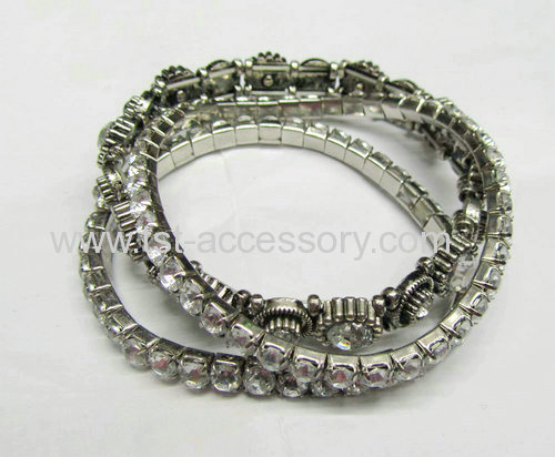 Rhinestone cuff bracelets