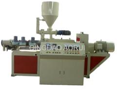 double screw plastic granules machine