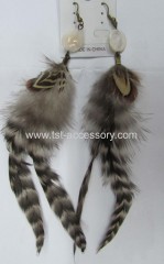 Feather earrings