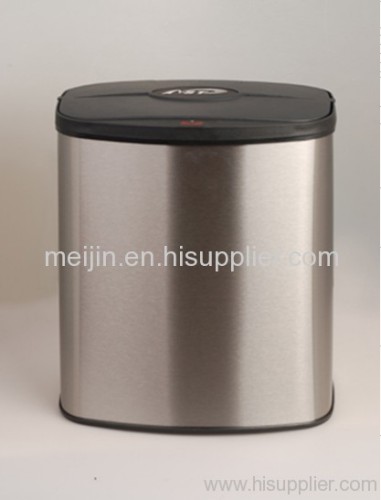 8L stainless steel trash bin