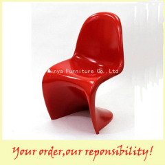 Verner panton chair,fiberglass chair