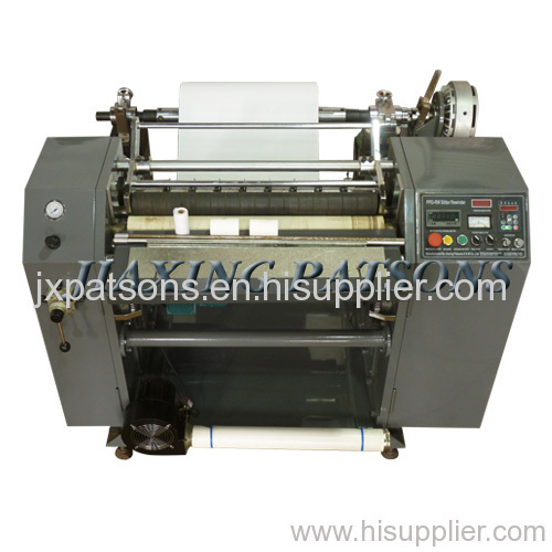 Small paper roll slitting machine