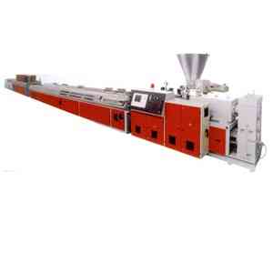 PVC wood plastic wide door board extrusion line