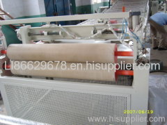 PP,PE,PC hollow grating plate extrusion line