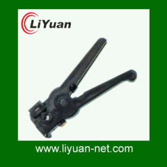 Coaxial cable stripper