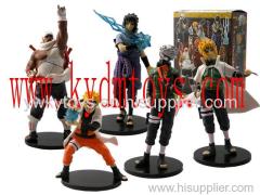 MOQ(USD300) 10-15cm figures of Naruto japanese model toys (set)
