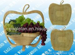 folding bamboo basket