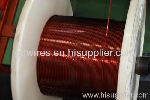 Polyimide-F46 compound film wrapped sintered copper wire