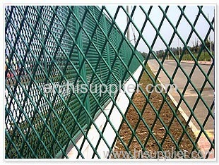 expanded metal fence