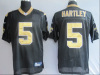 New Orleans Saints 5 Hartley Black NFL Jerseys