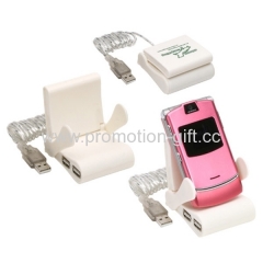CHAIR USB HUB & CELL PHONE HOLDER