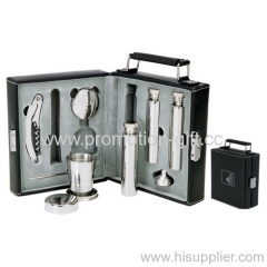 Attache II Bar and Flask Set