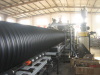 PE steel strip winding pipe production line