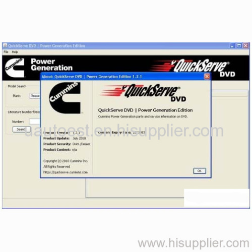Cummins Power Generation QuickServe DVD