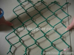 pvc coated chain link fence