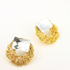 beautiful gold plated earrings