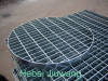 Galvanized grating well cover