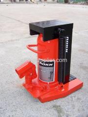hydraulic cylinder with toe- lift