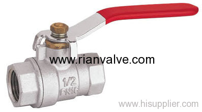 Brass Chrome Plated Ball Valve