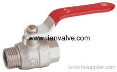 Brass Nickle Plated Ball Valve