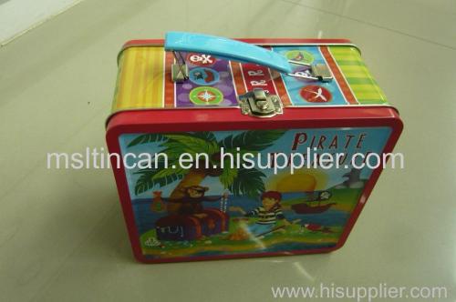 Handle Tin Lunch Box