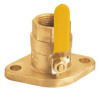 Brass Flanged Ball Valve