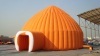 Orange color PVC material inflatable tent