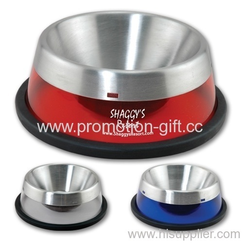 Stainless Steel Liner Pet Bowl