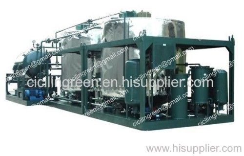 lube oil extracting/distilling/recycling /decolorazition plant