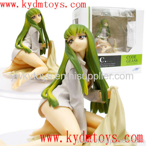 MOQ(USD300) 10cm c.c for Code Geass sexy cartoon figure