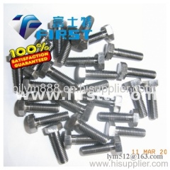 titanium fasteners titanium screw titanium nuts