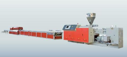 PVC wood plastic profile extrusion machine