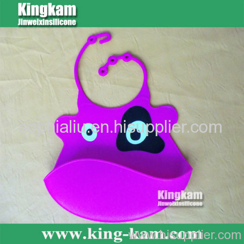 Silicone baby bib-cow