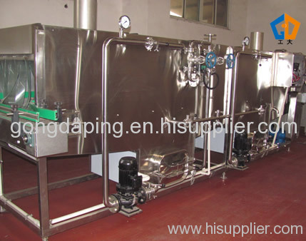 Bactericidal spray machine for beer