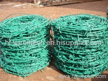 PVC coated barbed wire coils