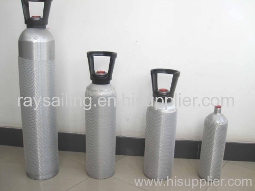 gas cylinder/CO2 cylinder/oxygen cylinder with aluminum materials