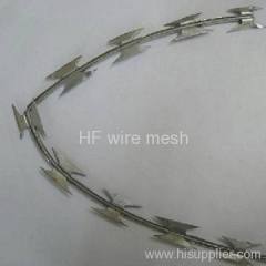 electro galvanized razor barbed wire
